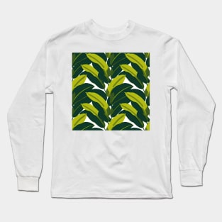 Leaves Ensemble: Nature's Harmony in Design Long Sleeve T-Shirt